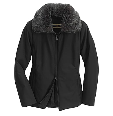 North End Ladies' Insulated Coat w- Detachable Faux Fur Collar